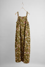 画像をギャラリービューアに読み込む, 鬼しぼ枝葉模様【サイドギャザーワンピース】