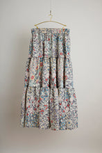 画像をギャラリービューアに読み込む, 水彩風花尽くし模様【ティアード】