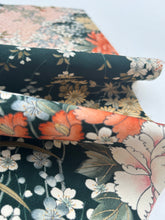 画像をギャラリービューアに読み込む, 牡丹菖蒲桜楓草花尽くし模様【長丈シュッケニ・丈91㎝】
