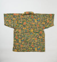 画像をギャラリービューアに読み込む, 鶸茶色鳳凰花紋模様【L】