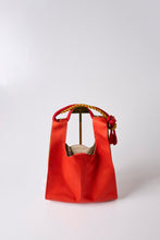 画像をギャラリービューアに読み込む, 赤緑の暈し引箔の唐花模様【ケニショ・小】