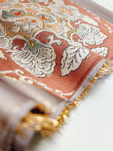 画像をギャラリービューアに読み込む, 裂取唐華紋模様(西陣河村織物)【ケニショ・小】