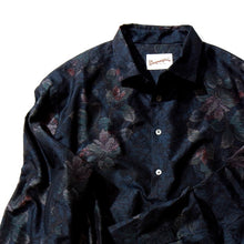 画像をギャラリービューアに読み込む, 草花尽くし模様大島【L】