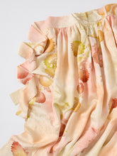 画像をギャラリービューアに読み込む, 地紋お越し菊枝模様の暈し染め【ギャザータイプ】