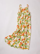 画像をギャラリービューアに読み込む, 葉模様に金彩縁【サイドギャザーワンピース】