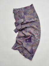 画像をギャラリービューアに読み込む, 縮緬地に暈し草花模様【シュッケニ】