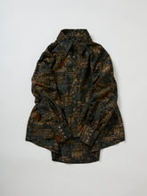 画像をギャラリービューアに読み込む, 更紗織り絵大島紬【ブラウス】