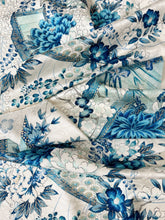 画像をギャラリービューアに読み込む, 【特短】割れ地紋に金彩大花舟模様