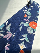 画像をギャラリービューアに読み込む, 変わり菱尽くし地紋に花模様【特短】⚠️キズあり