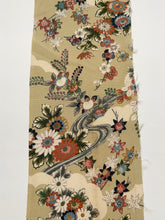 画像をギャラリービューアに読み込む, 多色暈しの梅に橘花波模様・アンティーク