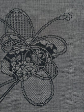 画像をギャラリービューアに読み込む, 新型・9マルキ花文箱模様大島紬【L】