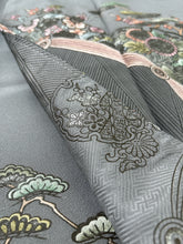 画像をギャラリービューアに読み込む, 【予約品】スワトウ刺繍日本刺繍雪輪模様松絵