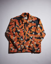 画像をギャラリービューアに読み込む, 枝花に大葉模様紬