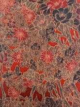 画像をギャラリービューアに読み込む, 鬼しぼ縮緬草花模様【サイドギャザーワンピース】