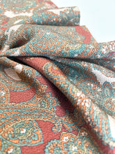 画像をギャラリービューアに読み込む, 鬼しぼ縮緬・ペイズリー更紗模様【サイドギャザーワンピース】