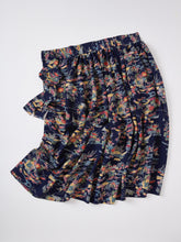 画像をギャラリービューアに読み込む, 花風景模様御所車型染【ギャザータイプ】