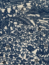 画像をギャラリービューアに読み込む, 風景絵の型染・縮緬