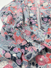 画像をギャラリービューアに読み込む, 縮緬地に辻ヶ花模様【六つ釦】