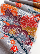画像をギャラリービューアに読み込む, 松に菊流水花模様・縮緬
