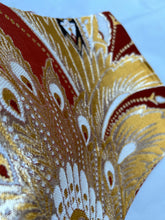 画像をギャラリービューアに読み込む, 唐草花孔雀羽模様【あずま型 中】上物