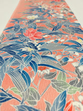 画像をギャラリービューアに読み込む, デジタル友禅葉模様【サイドギャザーワンピース】