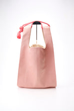 画像をギャラリービューアに読み込む, 薄錆青磁・桃暈し格子地織【ケニショ・大】