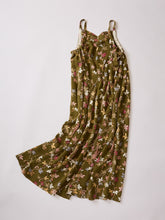 画像をギャラリービューアに読み込む, 鬼しぼ枝葉模様【サイドギャザーワンピース】