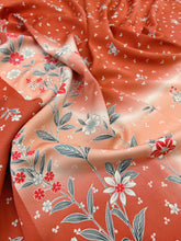 画像をギャラリービューアに読み込む, 紅暈しに草花模様【シュッケニ】