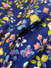 画像をギャラリービューアに読み込む, 小花尽くし地紋に小花尽くし模様【サイドギャザーワンピース】