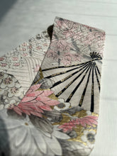 画像をギャラリービューアに読み込む, 総地紋の扇面枝梅花模様【特短】