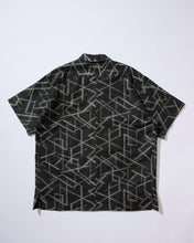 画像をギャラリービューアに読み込む, 抽象線描き模様紬【L】