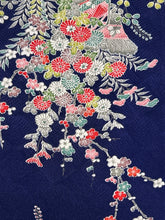 画像をギャラリービューアに読み込む, 変わり波地紋に籠花模様【ティアード】