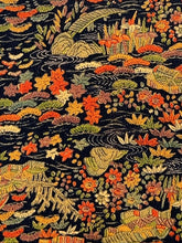 画像をギャラリービューアに読み込む, 風景に松笹楓模様・縮緬