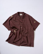 画像をギャラリービューアに読み込む, 幾何学に草花模様手織り節紬【L】