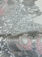 画像をギャラリービューアに読み込む, 唐織麗彩花鳥模様プラチナ箔【ケニショ・小】