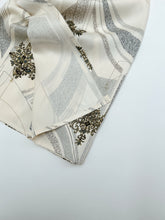 画像をギャラリービューアに読み込む, ⚠️シミあり縞地紋に江戸小紋変わり模様【長丈シュッケニ・丈91㎝】