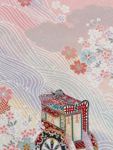 画像をギャラリービューアに読み込む, 御所車に流水流し多色暈染【四つ釦】