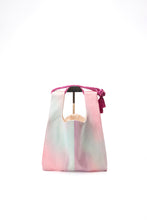 画像をギャラリービューアに読み込む, 薄錆青磁・桃暈し格子地織②【ケニショ・小】