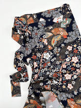 画像をギャラリービューアに読み込む, 七宝地紋に扇古典柄金彩模様【長丈シュッケニ】【日本橋三越品】