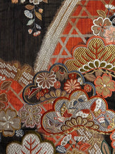 画像をギャラリービューアに読み込む, 松梅蝶に籠目花尽くし模様【あずま型 中】上物