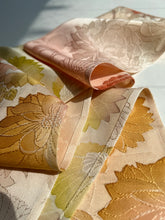 画像をギャラリービューアに読み込む, 地紋お越し菊枝模様の暈し染め【長】