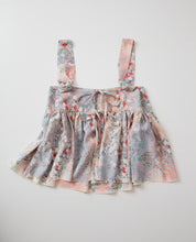 画像をギャラリービューアに読み込む, 花車に鳥草花暈し模様・縮緬