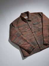 画像をギャラリービューアに読み込む, 赤茶の斑縞紬
