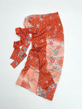 画像をギャラリービューアに読み込む, 紅暈しに草花模様【シュッケニ】