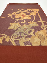 画像をギャラリービューアに読み込む, 流水地に花唐草模様金糸【ケニショ・大】
