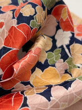 画像をギャラリービューアに読み込む, 芝地紋に大花尽くし模様