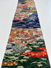 画像をギャラリービューアに読み込む, 菖蒲に楓笹梅家屋に雲掛け模様【L】