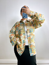 画像をギャラリービューアに読み込む, 亀甲に壺花松絵暈し模様・手染め【L】