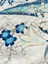 画像をギャラリービューアに読み込む, 【長】割れ地紋に金彩大花舟模様⚠️難あり