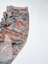 画像をギャラリービューアに読み込む, 橘に雲絵に総紗綾型地紋【長丈シュッケニ・丈91㎝】